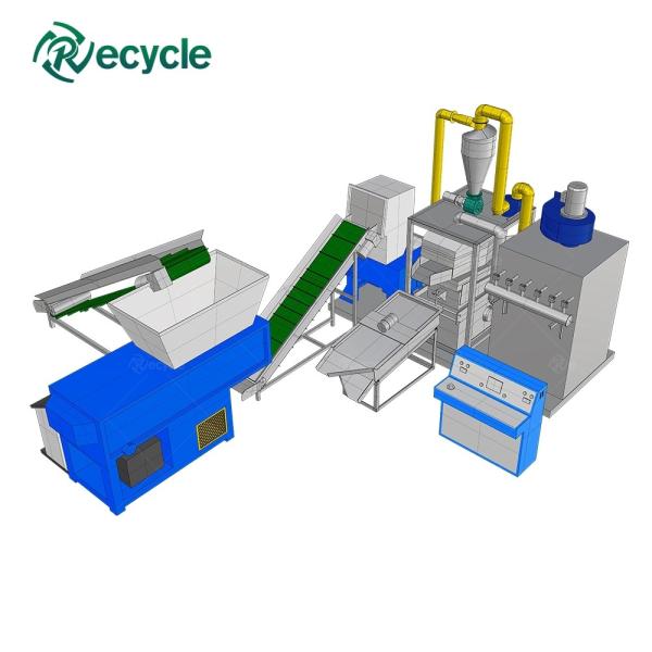 Home Waste Copper Wire Shredder Scrap Cable Wire Separating Recycling Machine