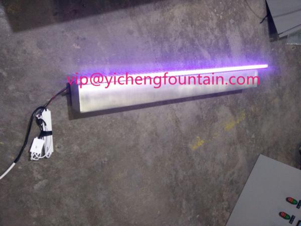 Rectangle Shaped Water Fountain Equipment Waterfall Nozzle With Remote Control