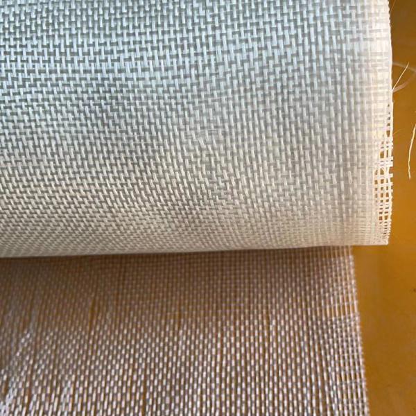 White Woven Fiberglass Cloth Insulation  Heat Preservation
