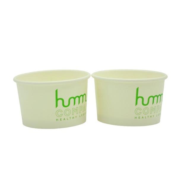 Anti derrame de papel de sopa taza a prueba de aceite 4oz-80oz para restaurantes