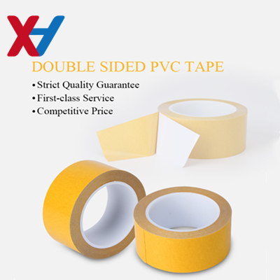 Double Sided PVC Tape Желтый лайнер с двойной лентой Белая лента из ПВХ-пленки заменяет Tesa 4970