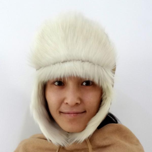 Trooper Style Earflap Military Winter Hat , Girs Adults Toscana Ushanka Fur Hat