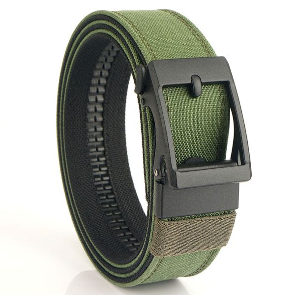 DANSKY New Style Aluminum Alloy Outdoor Nylon Belt Men's Elastic Waist Belt for Workwear - Custom Logo