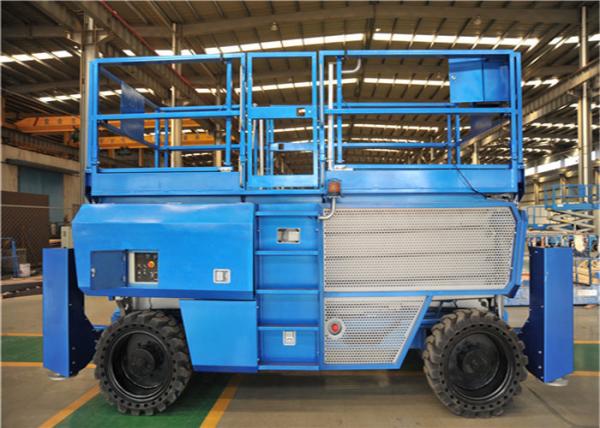 Hydraulic Scissor Table  2.2kw Self Propelled Steel Body Structure