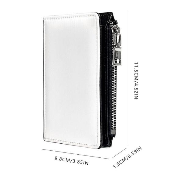 Printable Blank Sublimation Mens Wallet Personalized Bifold Leather Wallet