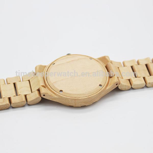 wood face watch 2016 , brand your watch in business style ,high quality we wood watch manufacturer