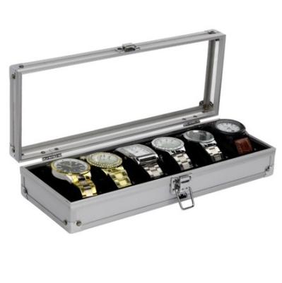Professional Wrist Watch Display Box High Strength Aluminium Material For Men