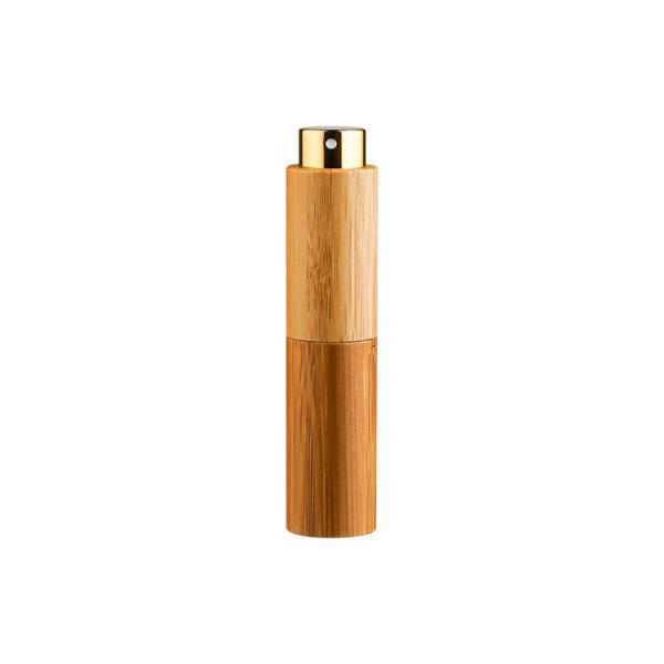 Natural Bamboo Perfume Atomizer Glass Spray Bottle 8ml 10ml 22ml 25ml