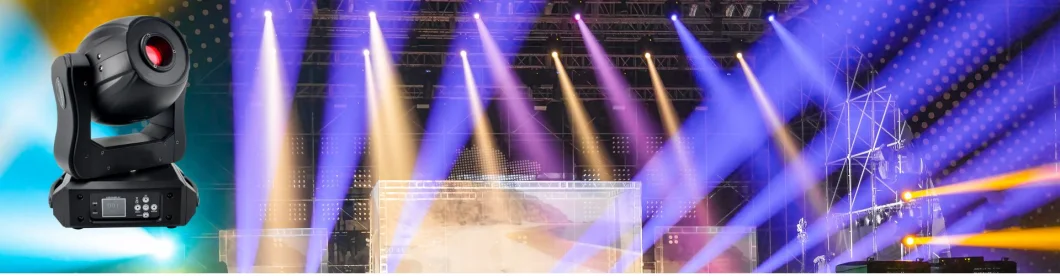 Водонепроницаемость 7цветов Плюс Белый DMX-512 150W 540° Pan LED Эффект Лазерный Танец Светодиодный Сценарический Освещение Движущиеся фары