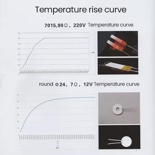 Fabricant fabricant chauffe-eau en céramique à plaque élément chauffant résistance à haute température pour lissage de cheveux
