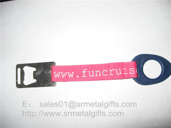 Metal Carabiner wrist strap lanyard with rubber pad logo,function polyester wrist lanyards