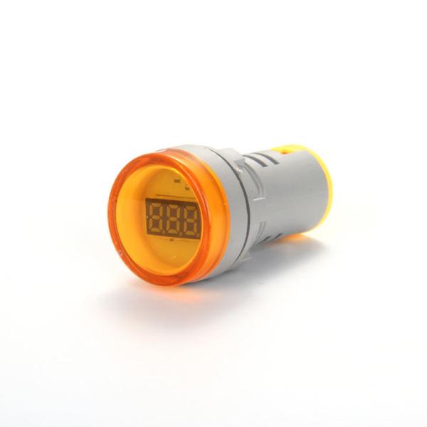 22mm small digital tube led round mini digital display frequency meter electronic indicator lamp measuring