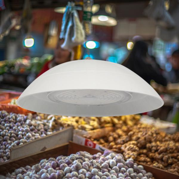 NSF Certified High Bay Light Food Industry with Motion Sensor and Durable Aluminum Housing