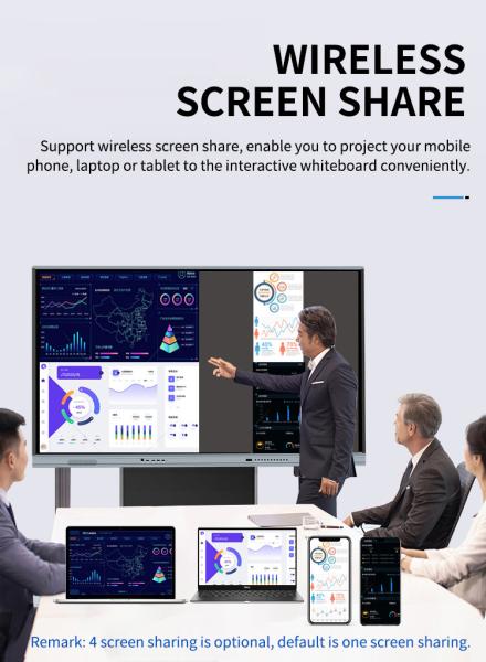 3840*2160 HD Infrared Interactive Whiteboard, CE Smart Board TV For School Education