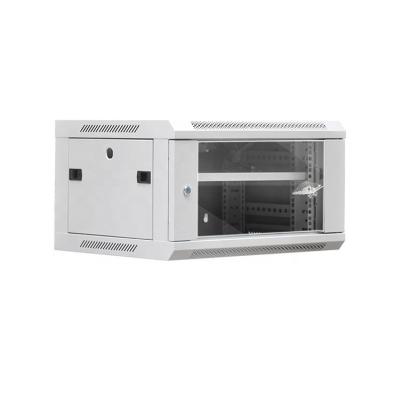 Outdoor Waterproof 9U Wall Mount Network Server Rack , SPCC Metal Data Center Cabinet