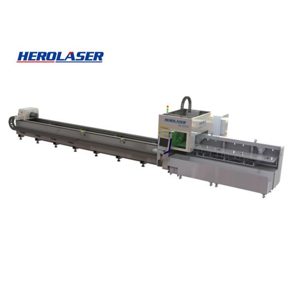 Automatic Feeding 100rpm Tube Fiber Laser , Fiber Cutting Machine