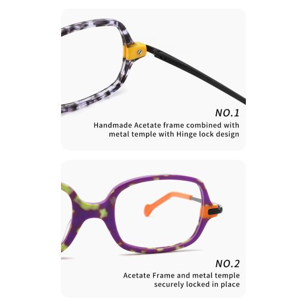 Детей оптически круглая ацетата стекел ширина 45mm объектива рецепта не