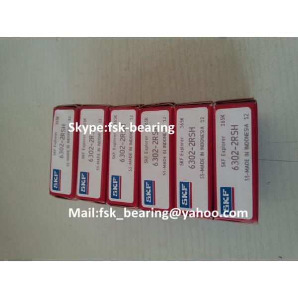 High Speed  6302 2RS Deep Groove Ball Bearing Motorcycle Wheel Bearings