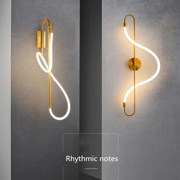 Modern Led Wall Lamp Bedroom Corridor Silicone led strip wall mount Bedside Wall Lamp(WH-OR-86)