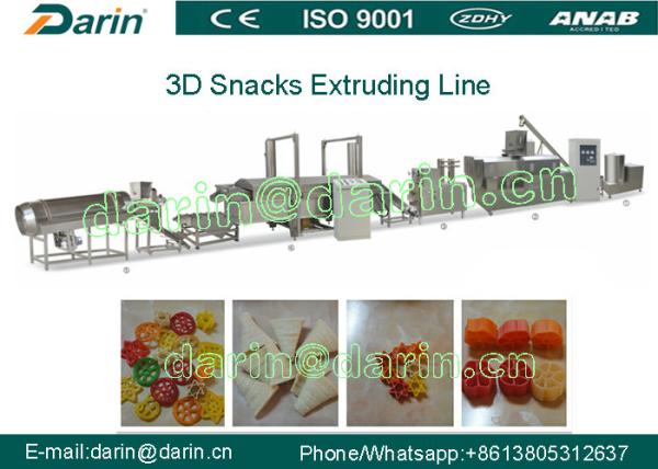 Fried 3 D Compound Pellet Making Machine Unique Stainless Steel