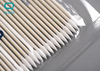Botões estéreis do algodão da absorvência alta, cotonetes de algodão médicos para a micro limpeza mecânica