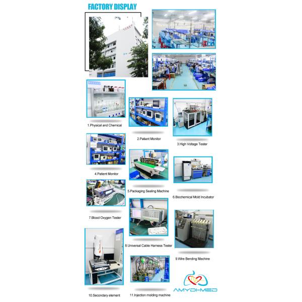 5 Lead 10 Lead Ecg Cables And Leadwires With ISO 13485 Certificated