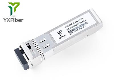 Módulo de SFP Tx1270nm Rx1330nm 10KM 10Gbic SFP+ do transceptor de BIDI LC