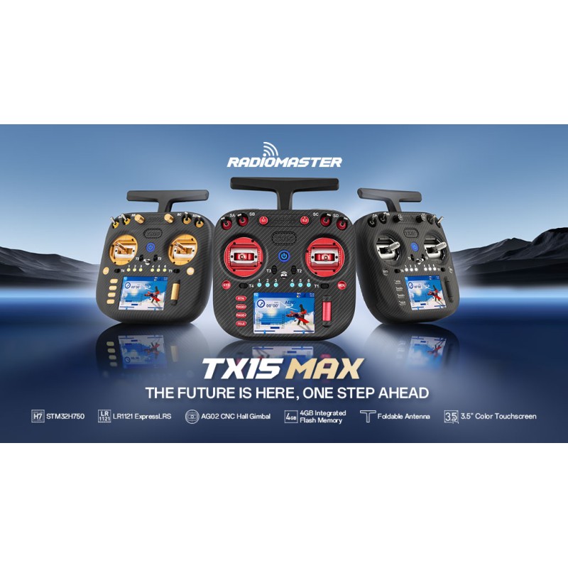 Wholesale Price RadioMaster TX15 Left Hand Metal Joystick ELRS Open Source System Remote Control For Drones Accessories
