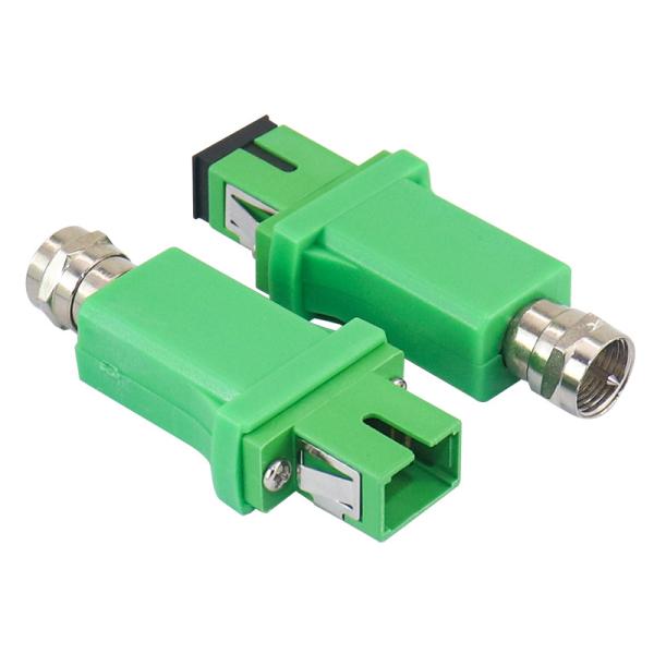 SC / APC To RF CATV Волоконно-оптический приемник SC / APC-F голова FTTH в помещении пассивный 1000MS CATV кабельной телевидения оптики