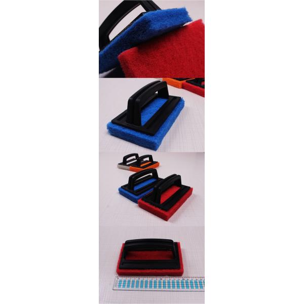 Escova de limpeza plástica da esponja da multi função, bens da escova de limpeza da cozinha