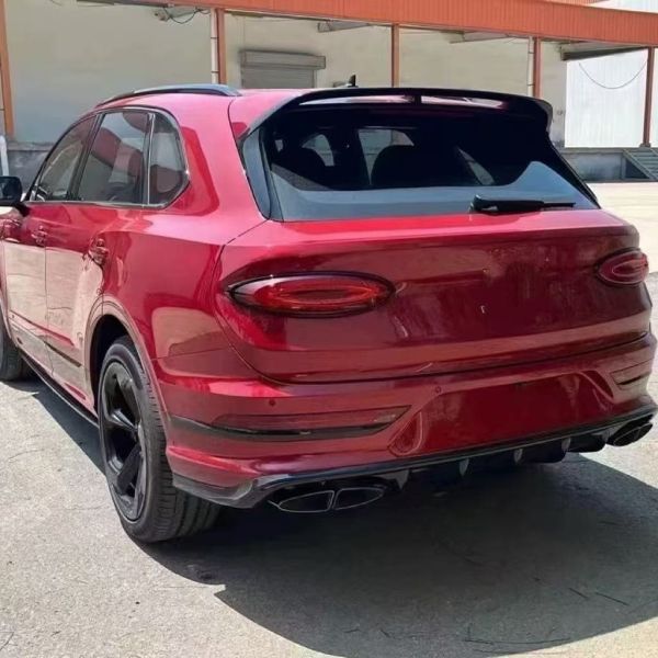 Customized Bentley Bentayga Body Kit Carbon Fiber Front Lip Side Skirt Diffuser Spoiler