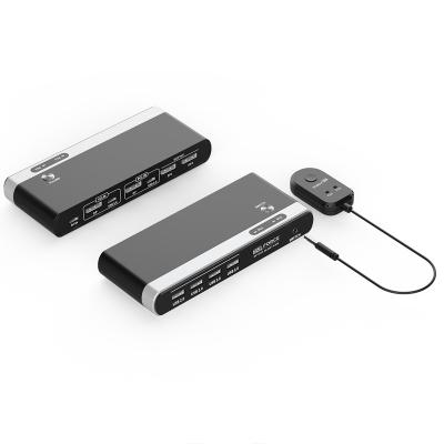 Commutateur KVM USB C sortie de moniteur double DisplayPort avec 4 ports USB 2.0 HUB