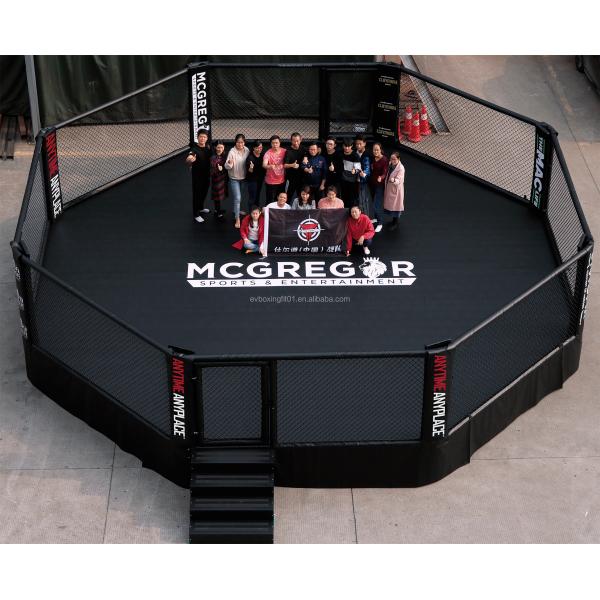 6x6m Professional MMA Training Cage Customized Logo UFC Octagon Ring