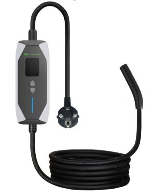 Portable Tesla NACS LCD Display 16A 32A Electric Car Fast Charging Station Portable EV Charger
