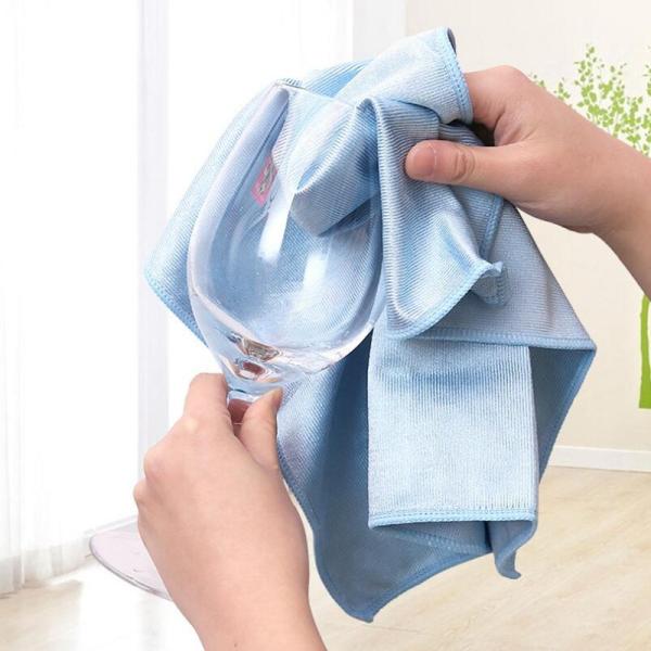 Toilet de nettoyage en microfibre pour fenêtre et tasse