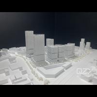 Superposer 1/1000 Modèle de concept d'étude Modèle architectural