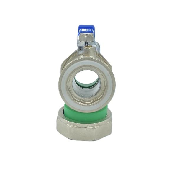 ISO Standard Big Size Heavier Type Ppr Brass PPR Double Union Ball Valve 75mm