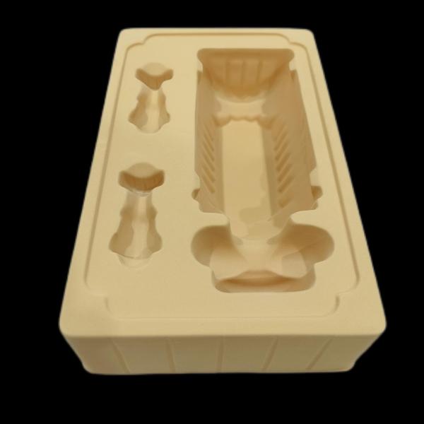 Custom Flocked PET Wine Bottle Tray for Secure Packaging