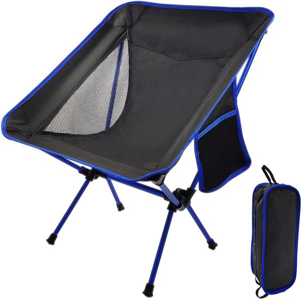 Oxford Quick Open Fishing Camping Folding Moon Chair, Mini Folding Camping Chair For Fishing