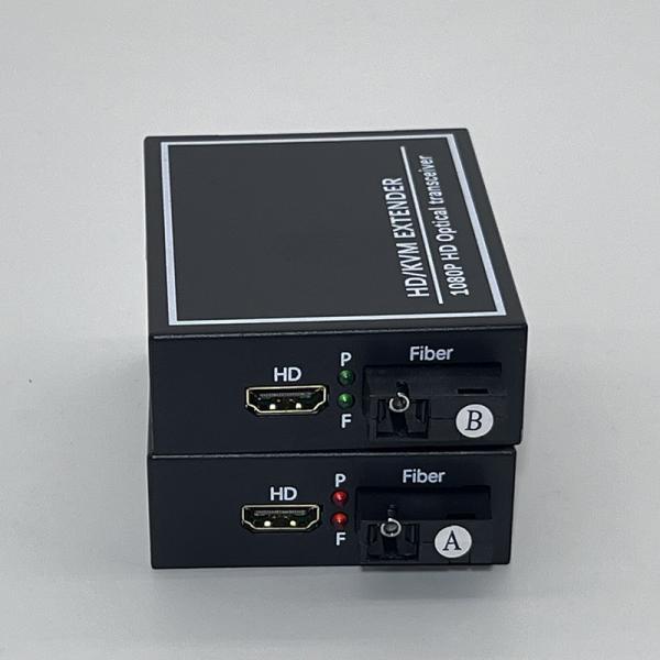 FONGKO Optical Extender HD to MI Fiber Optic Converter HD/KVM EXTENDER 1080P HD Optical Transceiver