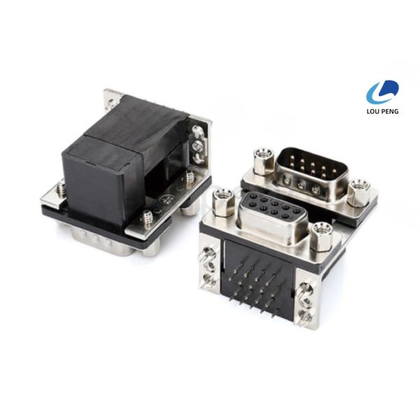 D-SUB Connector Double-layer 9in male and female, riveted air eye harpoon 19.05, locking screw
