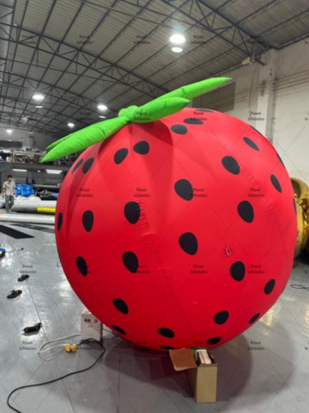 Event Advertising Giant Inflatable Strawberry Model Promotion Fruit Cartoon for Outdoor