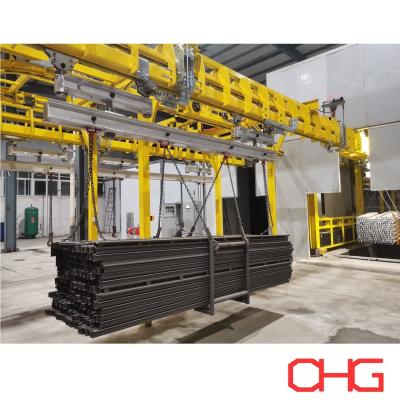 Structural Parts Liquid Painting Production Line With Automatic Coating Machine