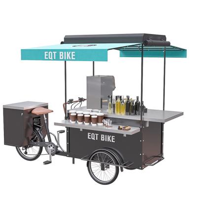 Da bicicleta móvel da bebida da rua transporte conveniente favorável ao meio ambiente
