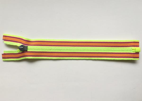 European style fashion backpack colorful coil nylon zippers with auto - lock slider plated coated