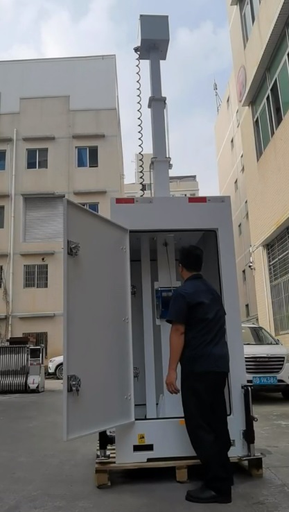 Мобильный охранный ящик для быстрого развертывания CCTV-решения