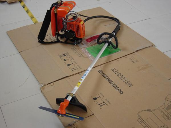 Gas / Petrol lawn mower and strimmer for garden and agriculture