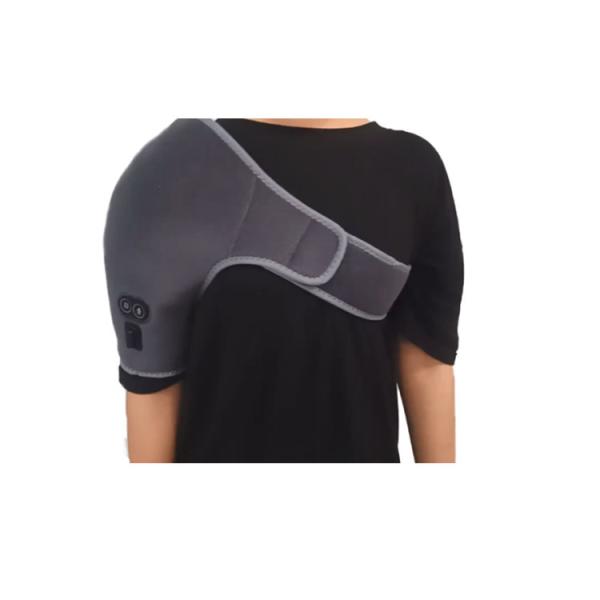 Electric Vibration Shoulder Hot Pad, Massage Heated Wrap Promoting Blood Circulation