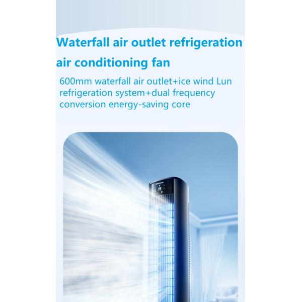 Floor Vertical Mobile Ice Mist Air Conditioning Fan with 220V Voltage and Private Mold