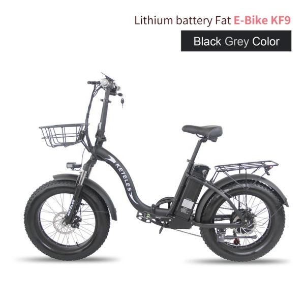 EU Stock 250W Motor 15AH Lithium Battery Folding E-Bike with and 20x4.0 inch Fat Tire